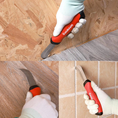 GOLDBLATT G02323 Linoleum Knife - Multifunctional Soft-Grip Carpet Cutting Tool