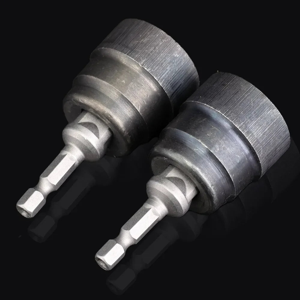 Scissor Jack Adapter Socket — Universal Chrome Vanadium Steel Tool for Electric Impact Drill & Car Jack Lifting