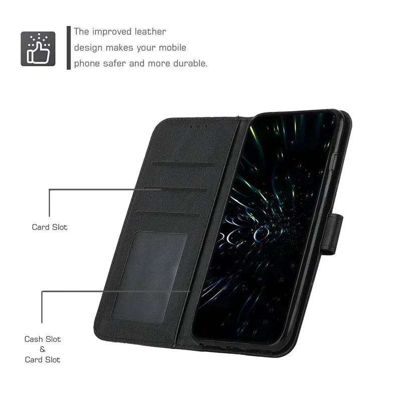 Flip Wallet Book Cover Case for Xiaomi Redmi A5 4G – Protective Phone Case Funda for RedmiA5