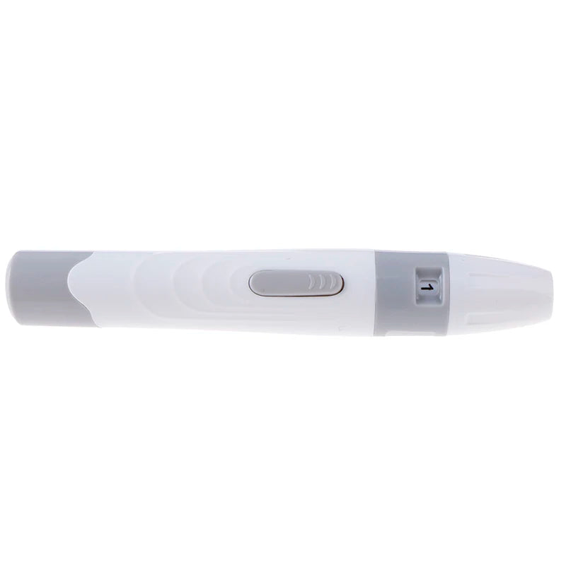 Lancet Pen Lancing Device for Diabetics – Adjustable Depth Blood Sampling Tool for Safe and Easy Glucose Testing