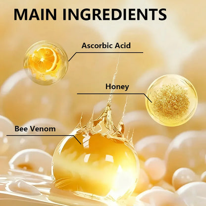 Bee Venom Face and Neck Firming Stick - Collagen and Vitamin C Moisturizing Skin-Smoothing Treatment