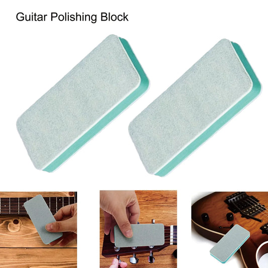 Miwayer 1000 Grit Sanding Blocks - Double-Sided Guitar Fretboard Polishing & Cleaning Tool