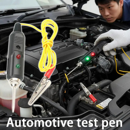 Car Voltage Tester Pen - 6V-24V DC Automotive Circuit Tester for Fuses, Relays & Lights