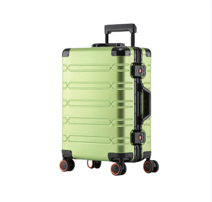 2024 Large Capacity Luggage Sets - Durable Aluminum Suitcase for Women - Carry-On Boarding Travel Options 20/24/29 Inch