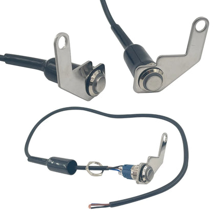 12V LED Waterproof Motorcycle Handlebar Switch – Manual Reset Button