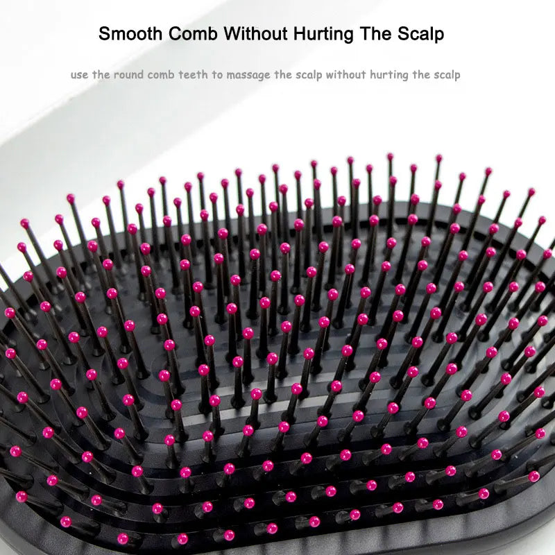 Dyson Airbag Hairbrush Styling Kit – Comb Set with Wide Tooth, Cylinder Comb & Massage Airbag for Curly Hair