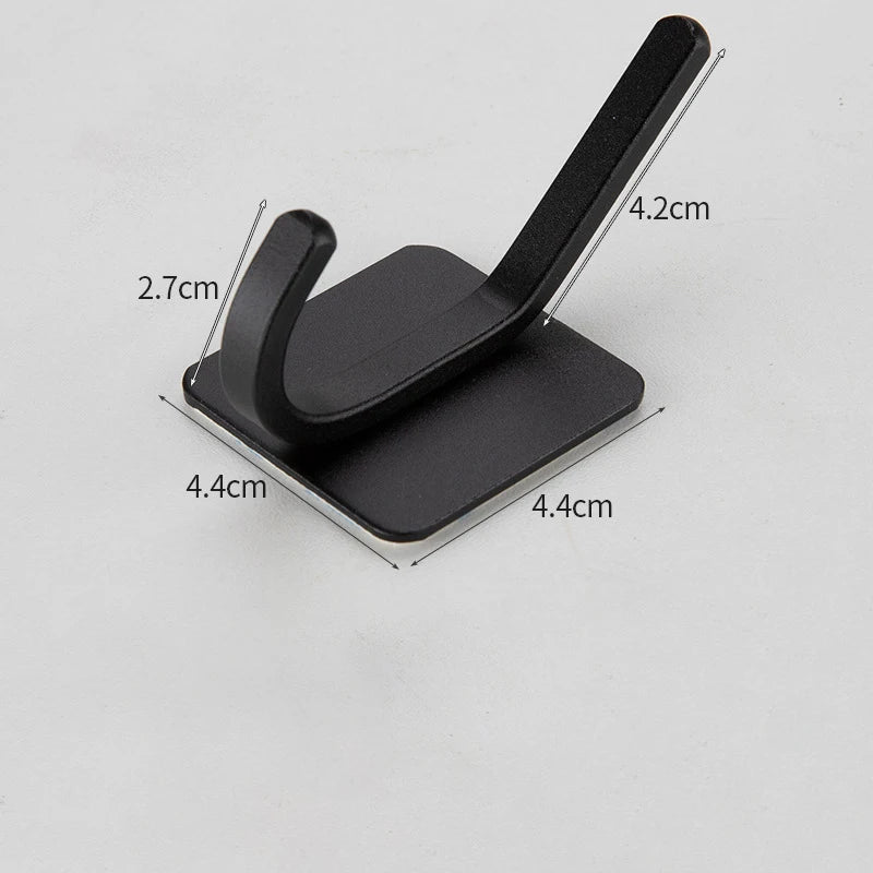 Self-Adhesive Wall Hooks – Multi-Purpose Towel, Coat, Robe, Key, and Bag Hangers for Bathroom, Kitchen, and Home Organization