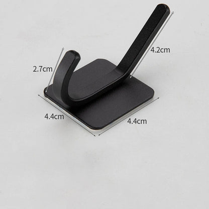 Self-Adhesive Wall Hooks – Multi-Purpose Towel, Coat, Robe, Key, and Bag Hangers for Bathroom, Kitchen, and Home Organization