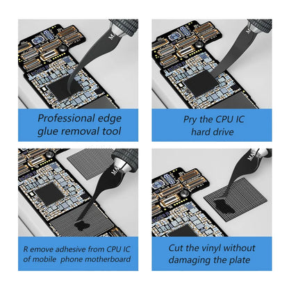 MaAnt MT-102 Hand Polished PCB Knife – Multifunctional Pry Tool for Motherboard Chip Glue Cleaning & Scraping