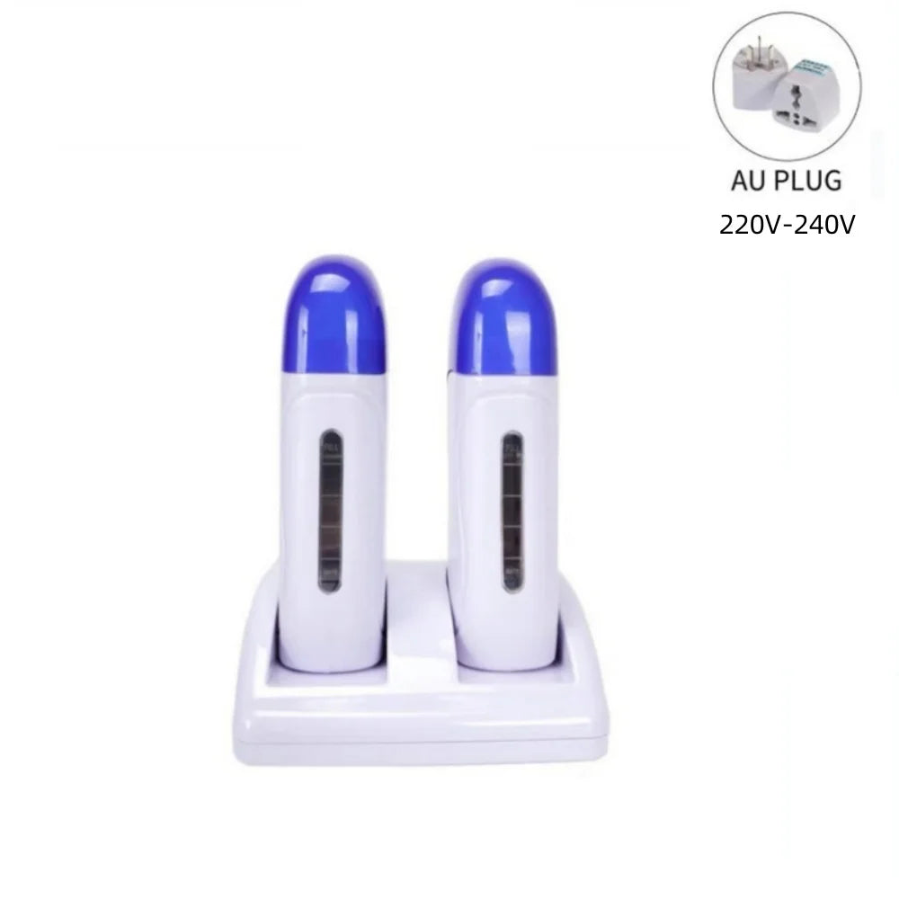 Double Roll-On Wax Warmer – Efficient Hair Removal Machine for Arms, Legs, Face & Body