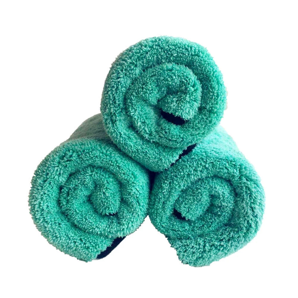 Portable 1200GSM Super Soft Microfiber Car Drying Towel – Ultra Absorbent Premium Wash Cloth