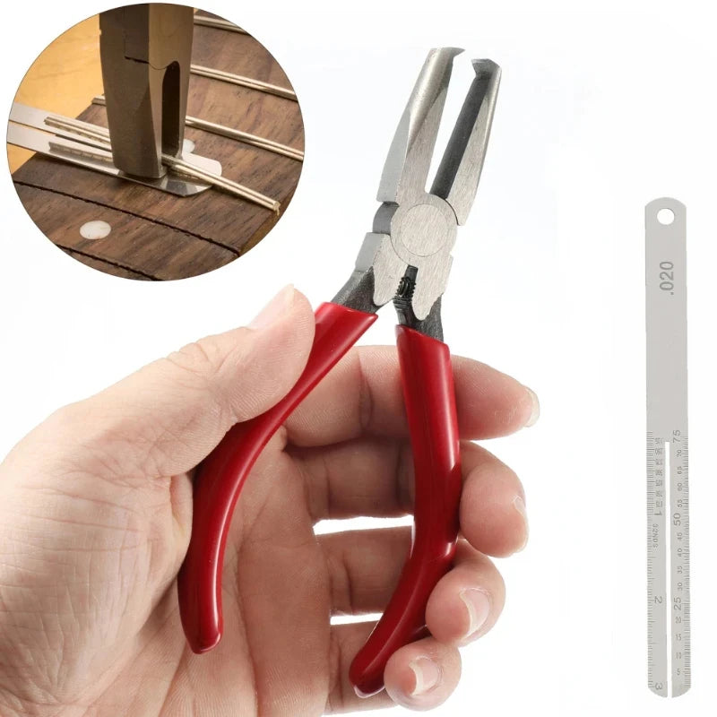 Guitar Plier Wire Puller - Fret Tools, Wire Nippers for Stringed Instruments - Cutting Pliers, Guitar Parts Tool