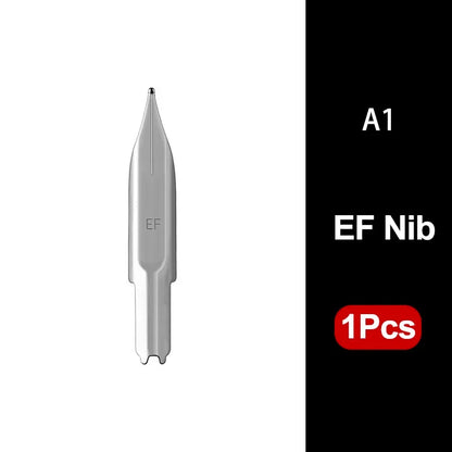 Majohn A1/A2/A3 Fountain Pen Replacement Nibs - EF/F Nib with Rubber Mat for Smooth Writing, Ink Pen Accessories