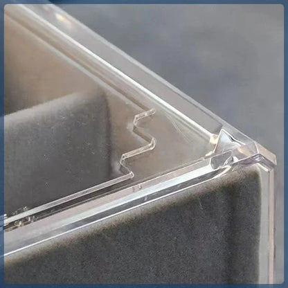 3-Drawer Jewelry Storage Box - Dustproof, Anti-Oxidation Organizer for Earrings, Rings & Bracelets