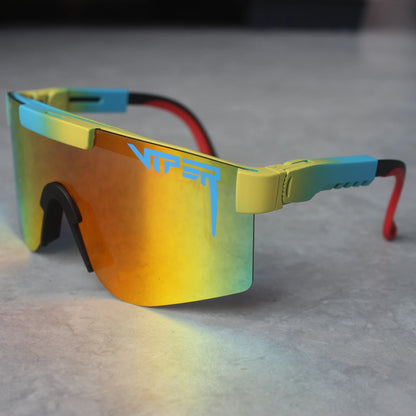 Youth Pit Viper Style Sunglasses – Sporty UV Eyewear for Kids, Teens & Small-Head Adults, Cycling & Driving Shades