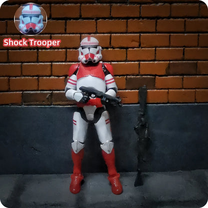 Star Wars 3.75" Clone Trooper Action Figure — 1/18 501st & 187th Legion REX ARF P1/P2 Toy Model