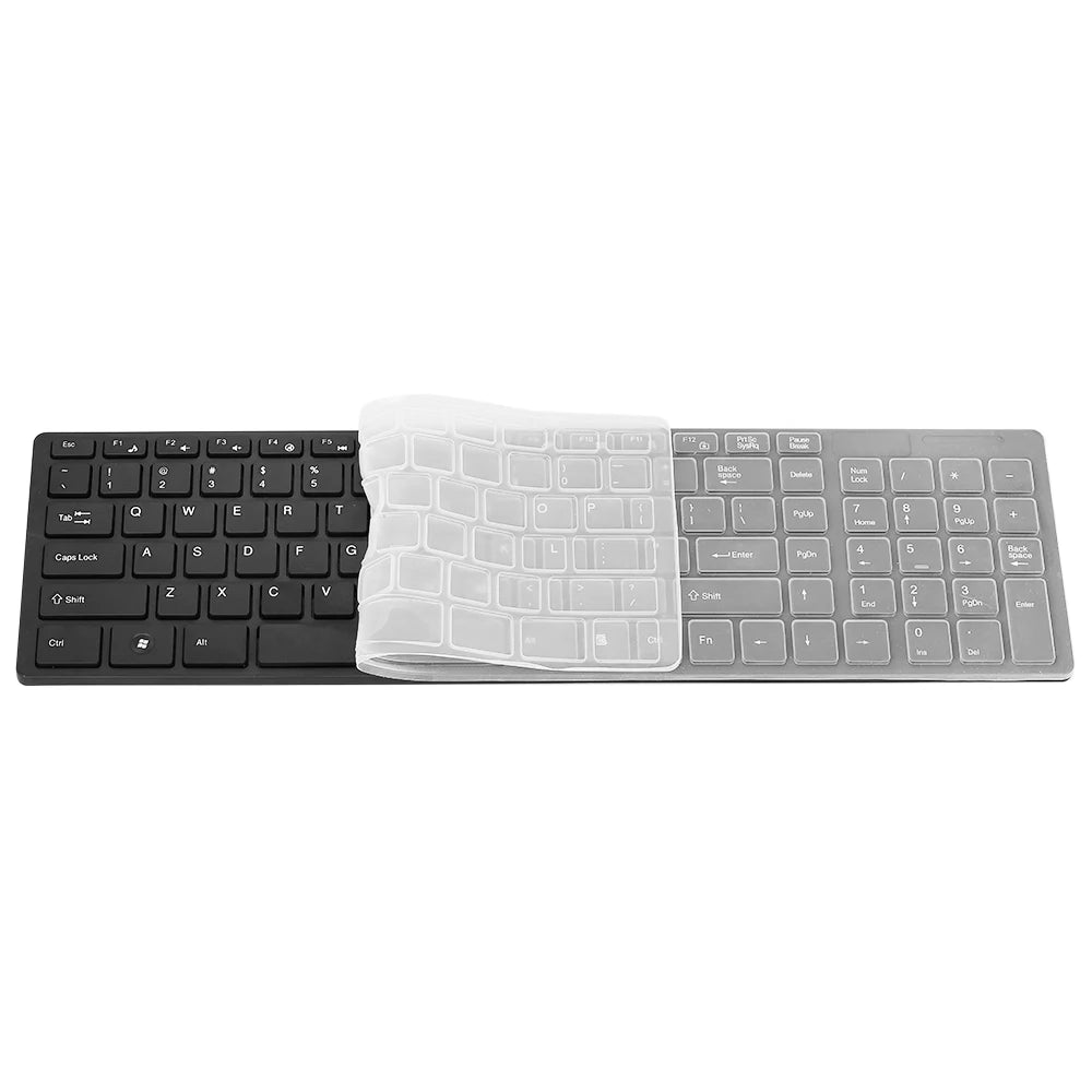 K-06 2.4G Wireless Keyboard and Mouse Combo – Plug and Play Black Set for Laptop