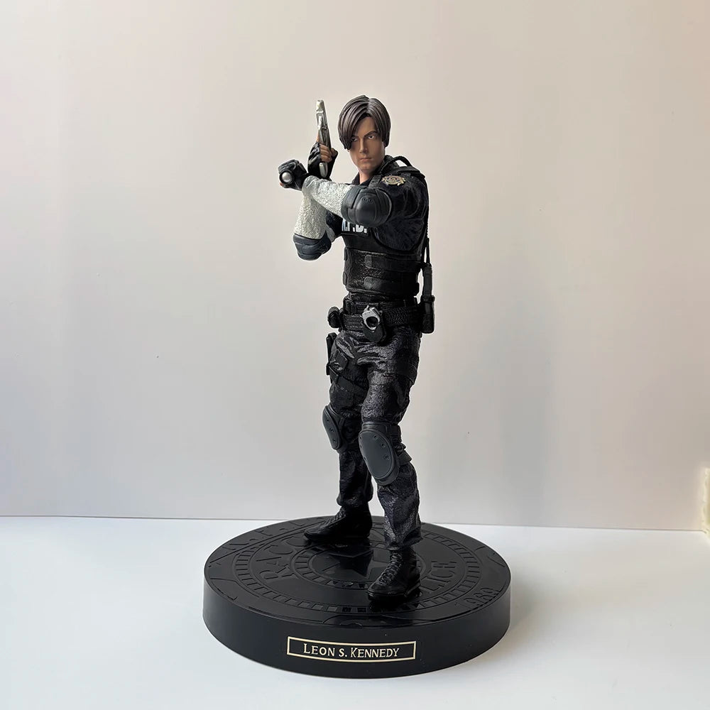 Biohazard RE Jill Valentine & Leon S. Kennedy Anime Figure – Evil Game Collectible Statue for Birthday Gifts