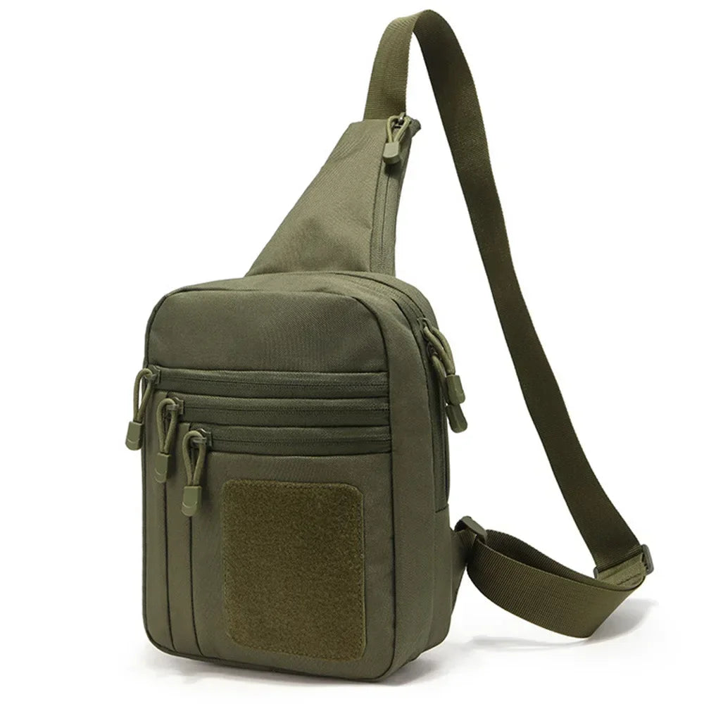 Outdoor Hunting Tactical Shoulder Bag - Concealed Carry Pistol Holster, Waterproof Crossbody Gun Sling Chest Pack