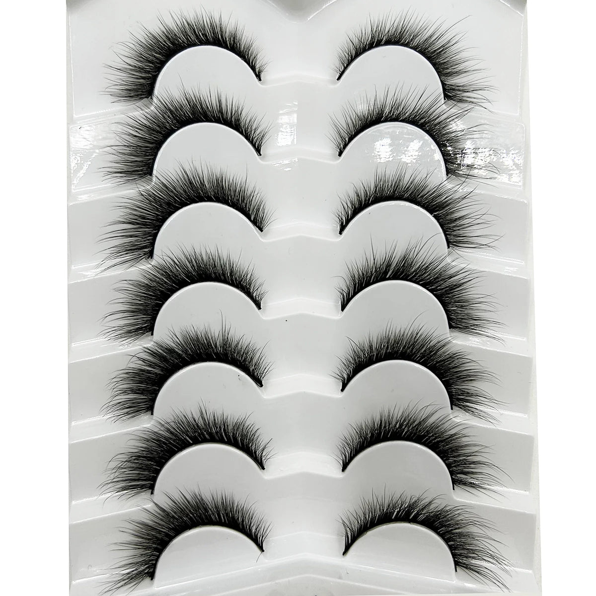 38 Styles 5 Pairs 3D Mink False Eyelashes – Natural Fake Lashes Makeup Beauty Tools