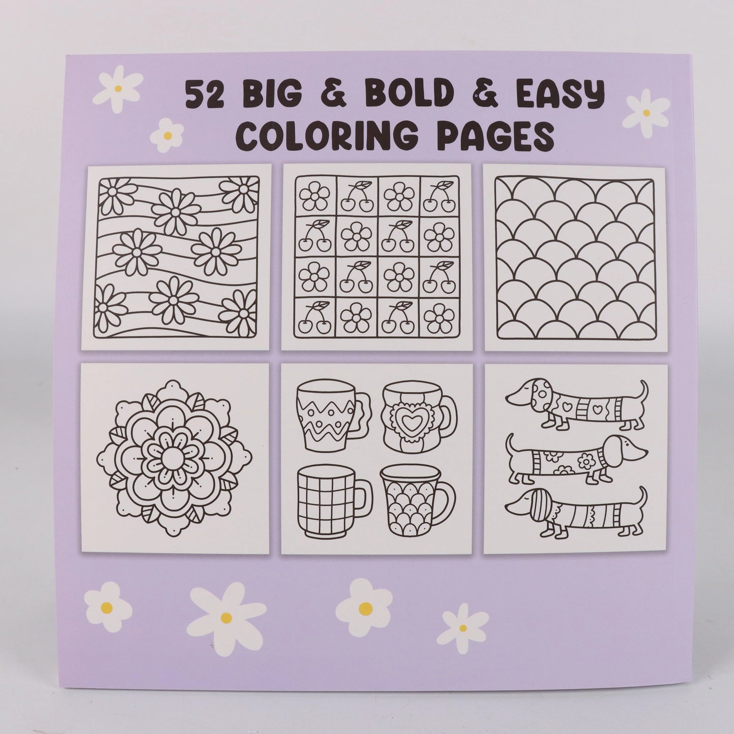 Into the Garden Coloring Book for Adults & Teens - Bold & Simple Designs with Plants, Flowers & Cute Animals