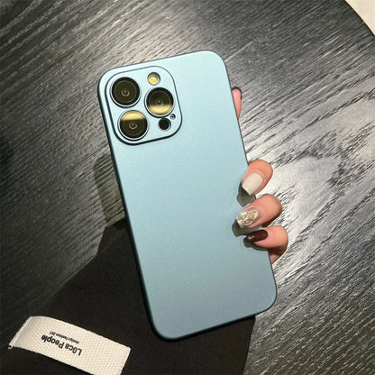 Matte Armor iPhone Case - Rugged Slim Plastic Cover with Camera Protection for iPhone 11–18, Air, Plus & Pro Max Models