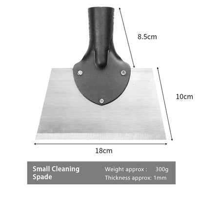 30cm Stainless Steel Weed Removal Shovel – Multifunctional Garden & Farm Tool for Weeding, Planting & Deicing Work