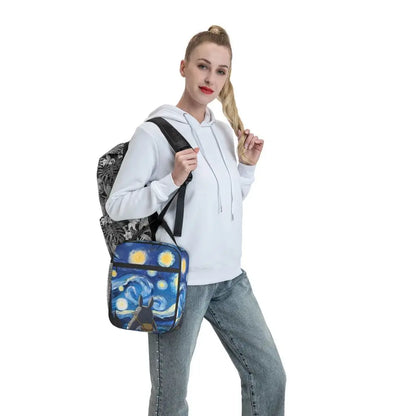Totoro Miyazaki Anime Insulated Lunch Tote Bag – Portable Thermal Cooler for School & Office