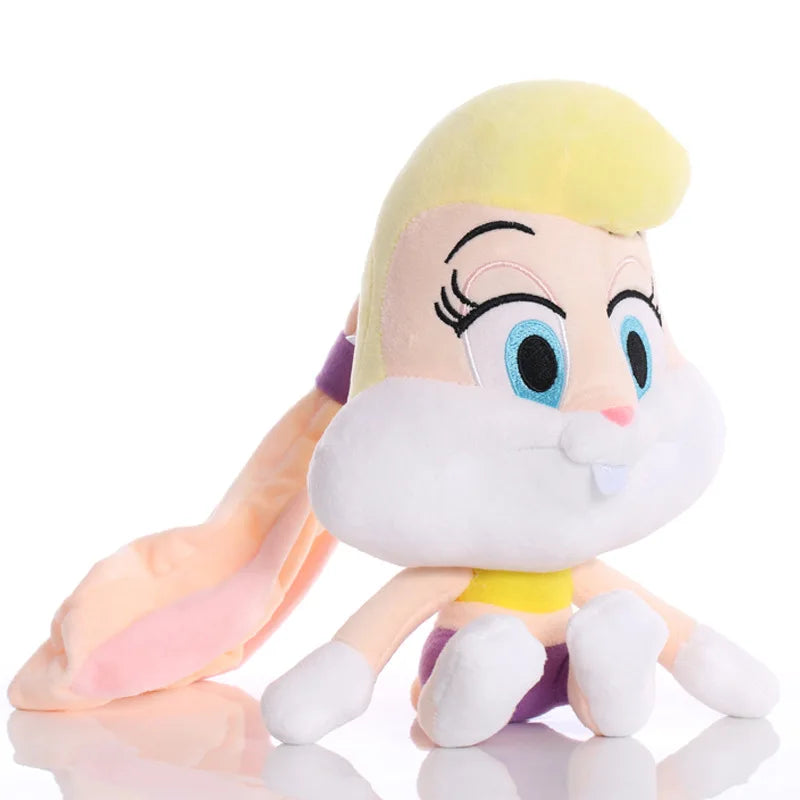 6 Piece Cartoon Character Plush Toy Set - Bugs Bunny, Daffy Duck, Tweety, Cyclone Dog and Bunny Rabbit Stuffed Dolls for Children’s Gifts
