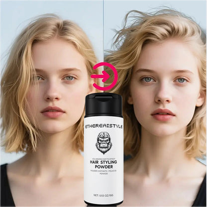 Hair Volumizing & Control Powder - Root Lift, Oil-Control & Long-Lasting Fullness Styling Powder for Women