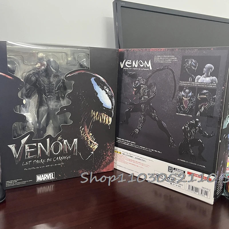 SHFiguarts Red Venom Carnage Action Figure - SHF Venom 2 'Let There Be Carnage' Anime Model Toy, Birthday Gift Doll