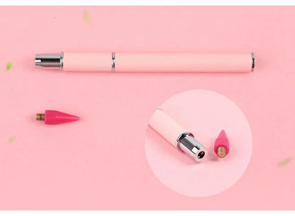 New Diamond Painting Pen Tool – Double-Head Multifunctional Nail Pen, Metal Material, Diamond Painting Accessories