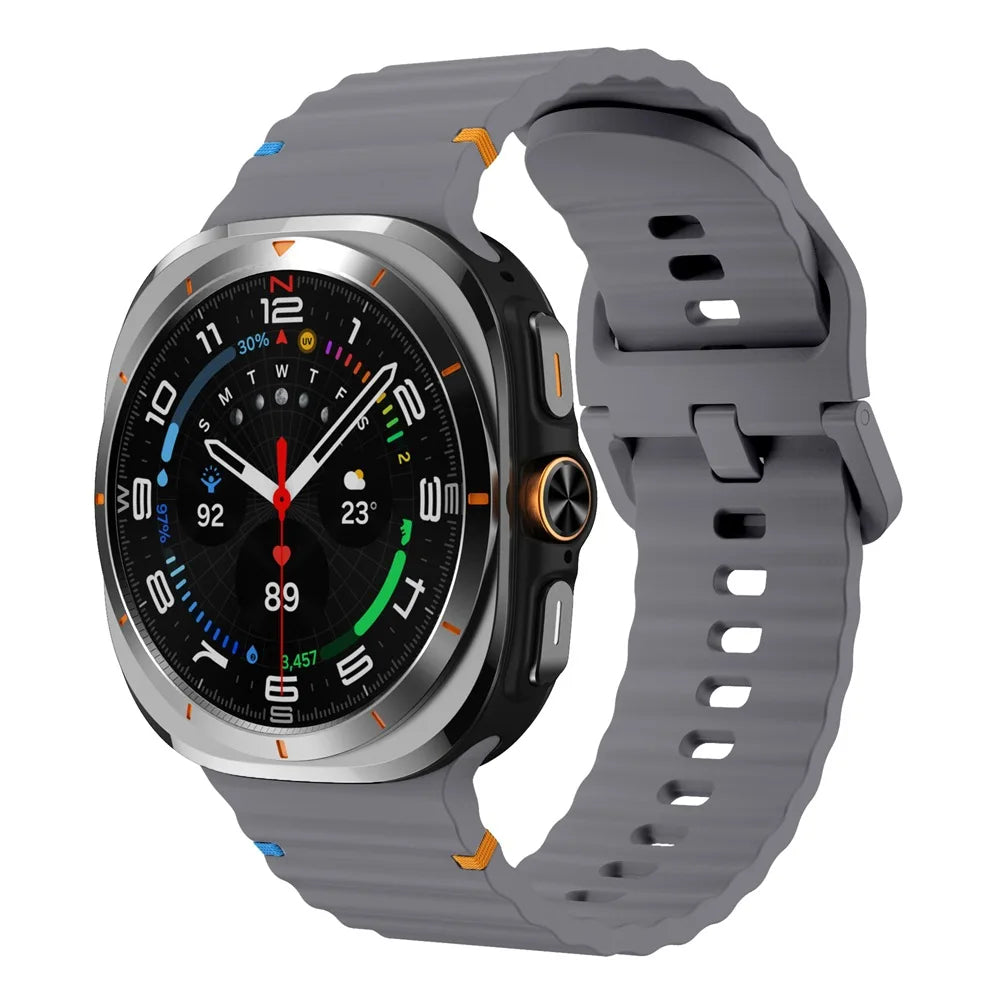 Silicone Sport Band for Samsung Galaxy Watch Ultra 47mm — Original Wrist Strap Accessory Correa