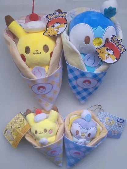 Kawaii Pokemon Plush Toys – Pikachu Pogaman Disassembly Pendant, Anime Character Dolls for Girls & Children, Christmas Gifts