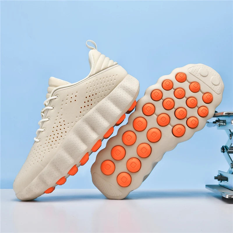 ClaWave Unisex Running Shoes - Breathable Knit Cushion Non-Slip Walking & Sports Sneakers