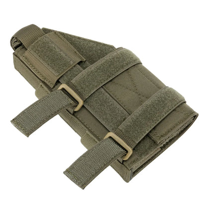 Left Hand Tactical Pistol Holster - Adjustable Glock 17 Gun Case with Magazine Pouch for Hunting & Outdoor Use