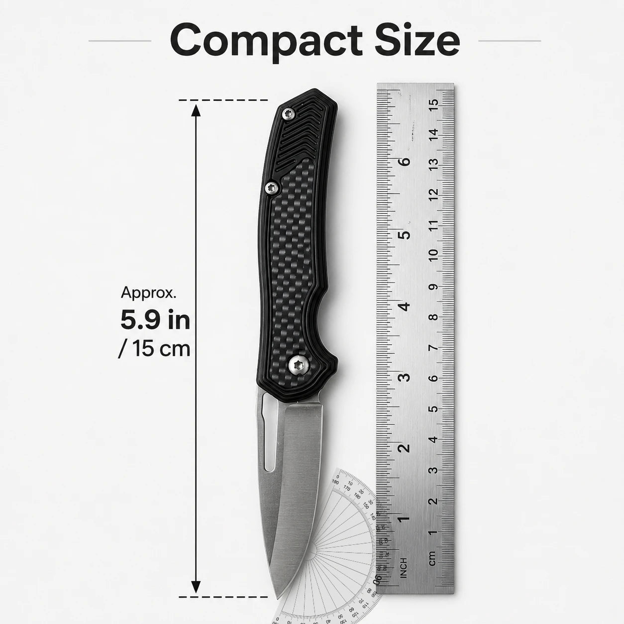 4-Pack Folding Pocket Knife Set - Stainless Steel EDC Knives with Clips for Outdoor Use