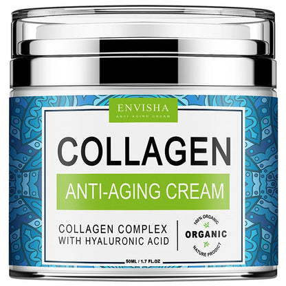 ENVISHA Retinol Collagen Face Cream - Deep Hydration, Skin Brightening and Fine Line Care Moisturizer