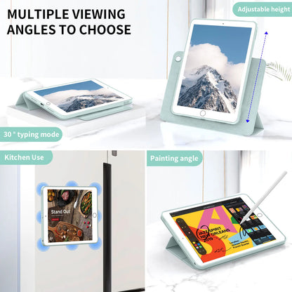 Magnetic Case for iPad 10.2, Air, Pro 11/12.9 & Mini 6 – Detachable Back Shell for 2022 Models