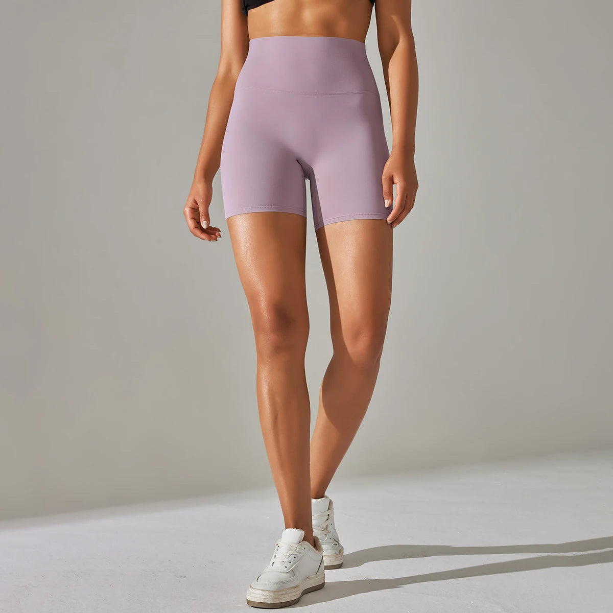 Women High Waist Yoga Legging Shorts - Squat Proof Quick Dry Fitness Cycling Shorts for Gym Workout & Sports