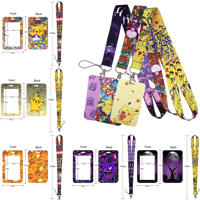 Neck Strap Lanyard for Keys and ID Cards – Badge Holder, Keychain, Key Rings, Fashion Accessory Gift