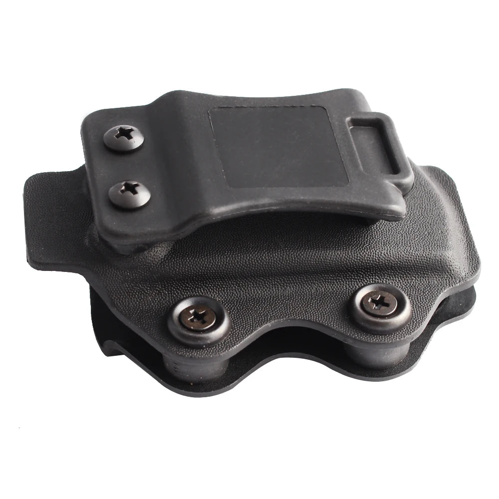 IWB OWB Magazine Pouch Holster - Single Stack Mag Carrier Compatible with Glock 17 19 26 23 27 & More