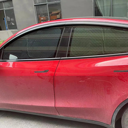 Tesla Side Window Sunshade - Custom Fit Privacy UV Protection Cover for Model 3, Y, S & X, Outdoor Camping & Travel Accessory
