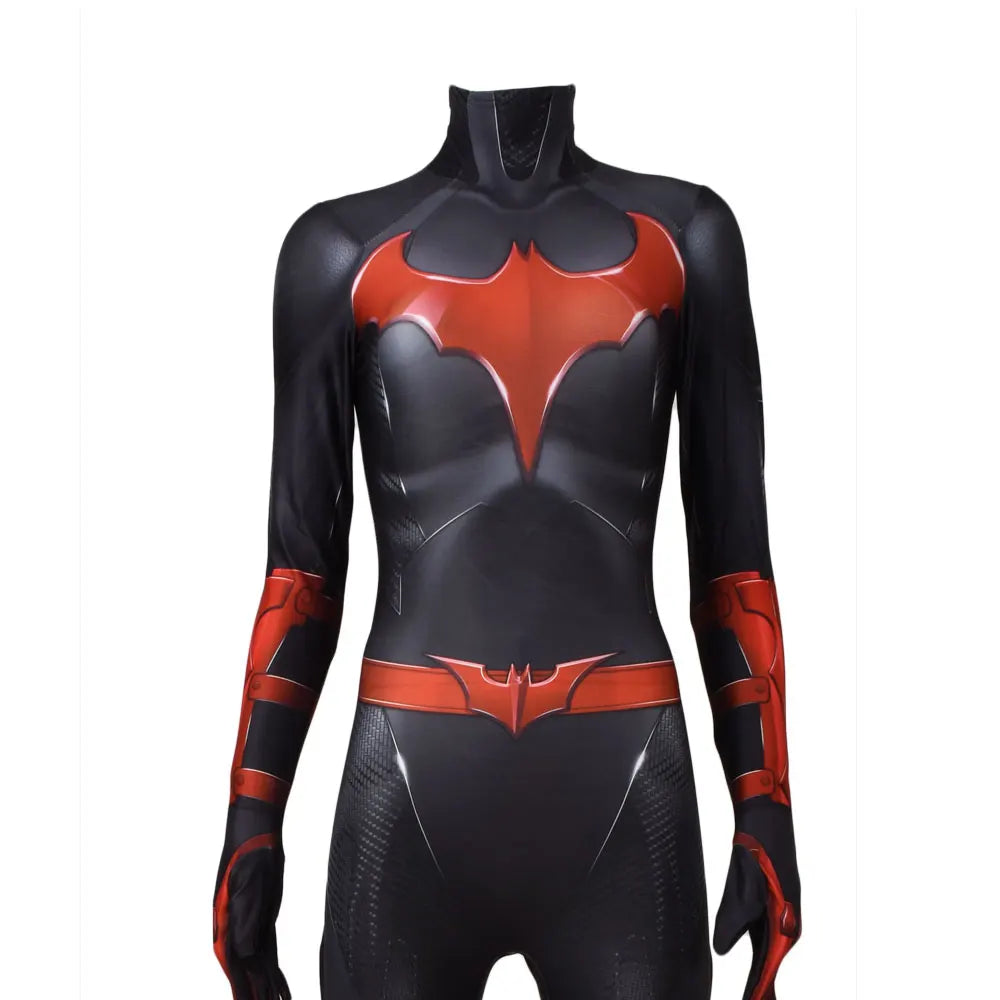 Female Batgirl Cosplay Costume – Women’s Superhero Zentai Bodysuit for Halloween & Party Jumpsuit