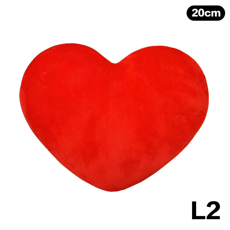 Cute Heart-Shaped Plush Pillow – Soft Sleeping Cushion for Living Room Decor, Valentine’s Day Gifts, Comfortable Sofa Pillow (15/20/30cm)