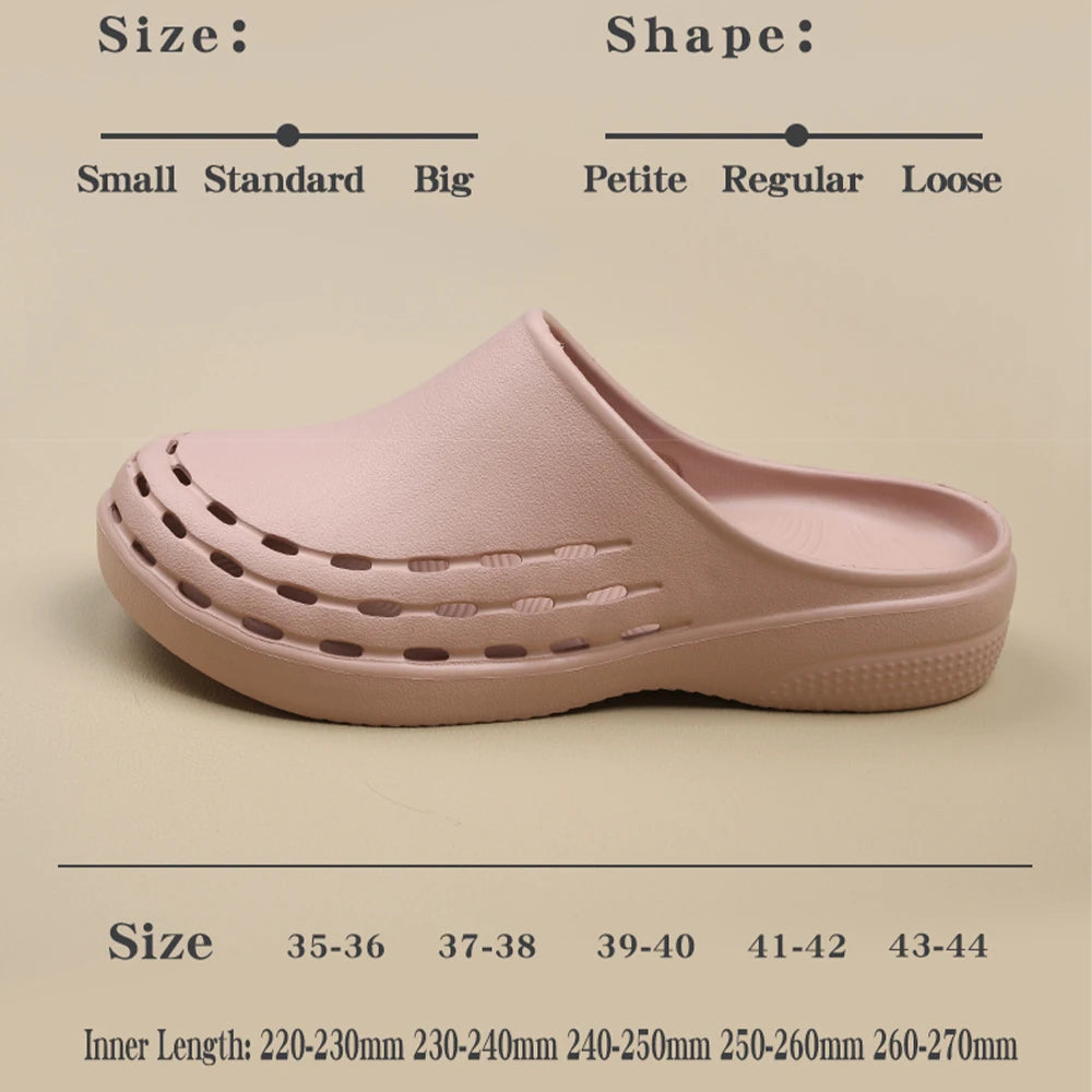 X08 Nursing Scrub Clogs - Comfortable Anti-Slip Waterproof Medical Shoes with Breathable Design for Healthcare Professionals