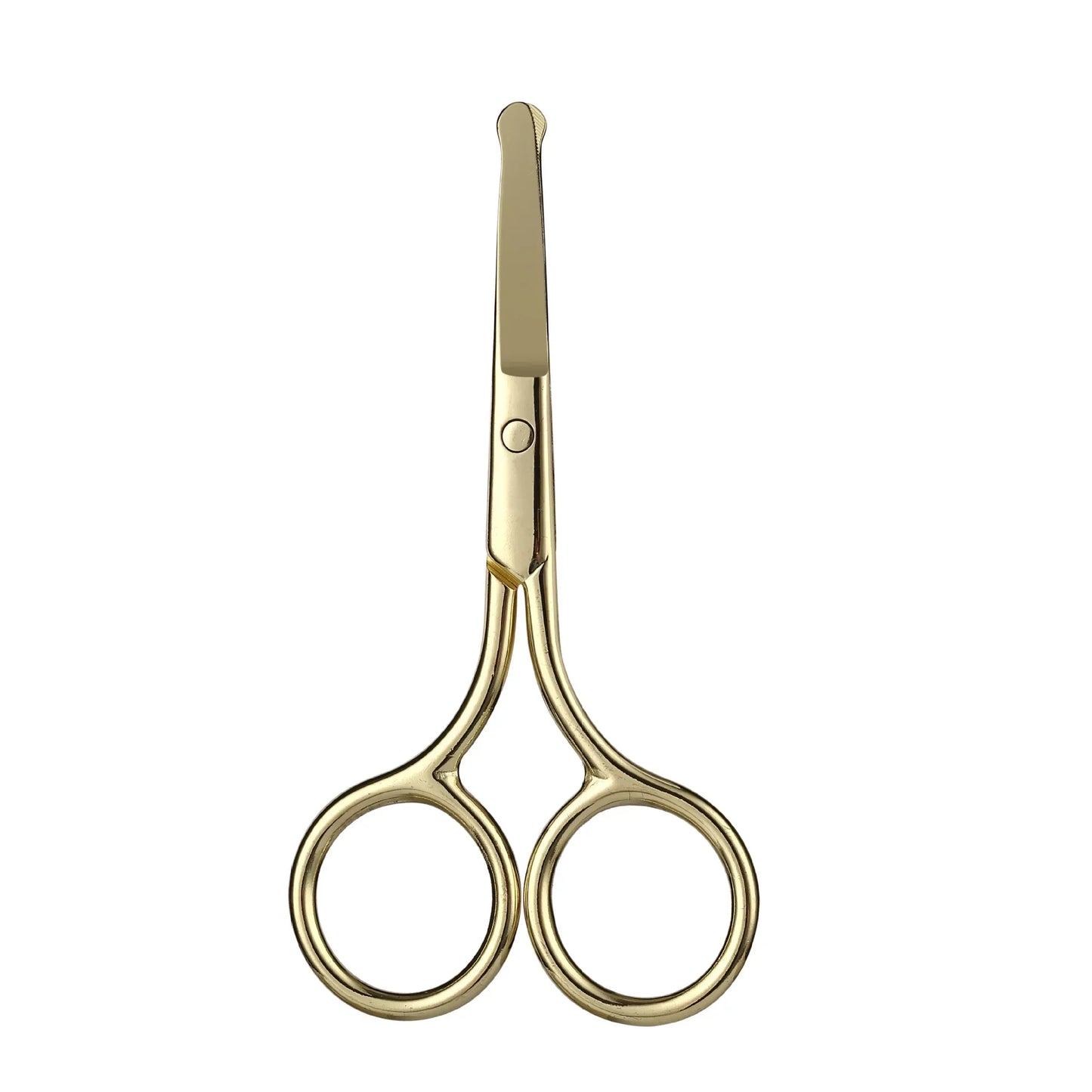 Stainless Steel Makeup Scissors - 9CM Compact Eyebrow Nose Hair & Nail Grooming Tool