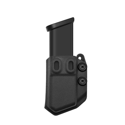 IWB OWB Mag Pouch - Left/Right Hand Single & Double Stack Belt Clip for 9mm, .40 Pistol Magazine Holster