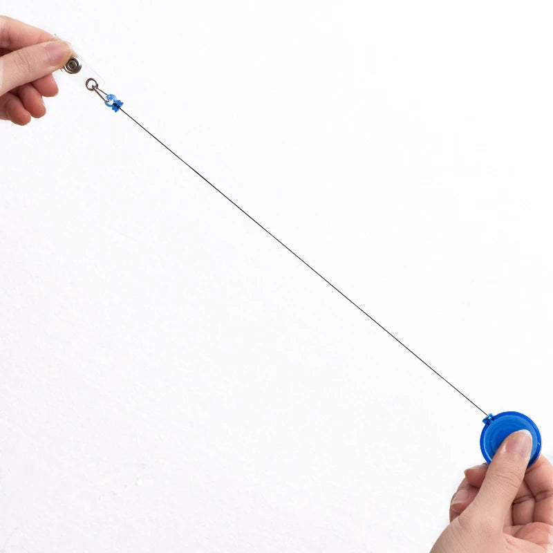 10pcs Retractable Badge Reels – Lanyard ID Holders for Office, School & Events