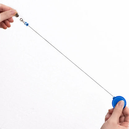 10pcs Retractable Badge Reels – Lanyard ID Holders for Office, School & Events